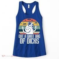 Funny Eat A Giant Bag Of Dicks Gift Funny Unicorn Apparel Item Gift Women's Tank Top thumb 0