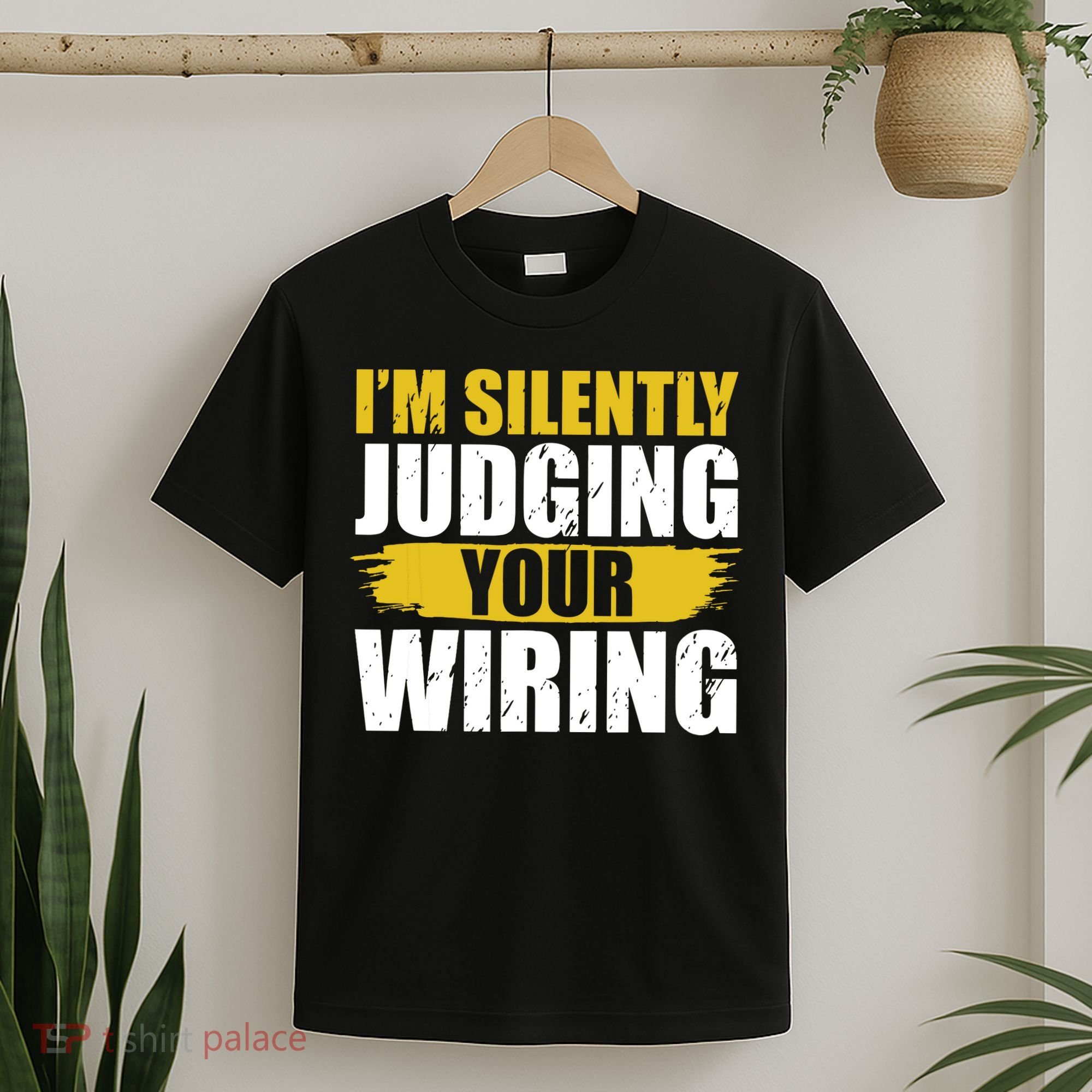 Funny Electrician Art For Electricity Gag Electrician T-Shirt