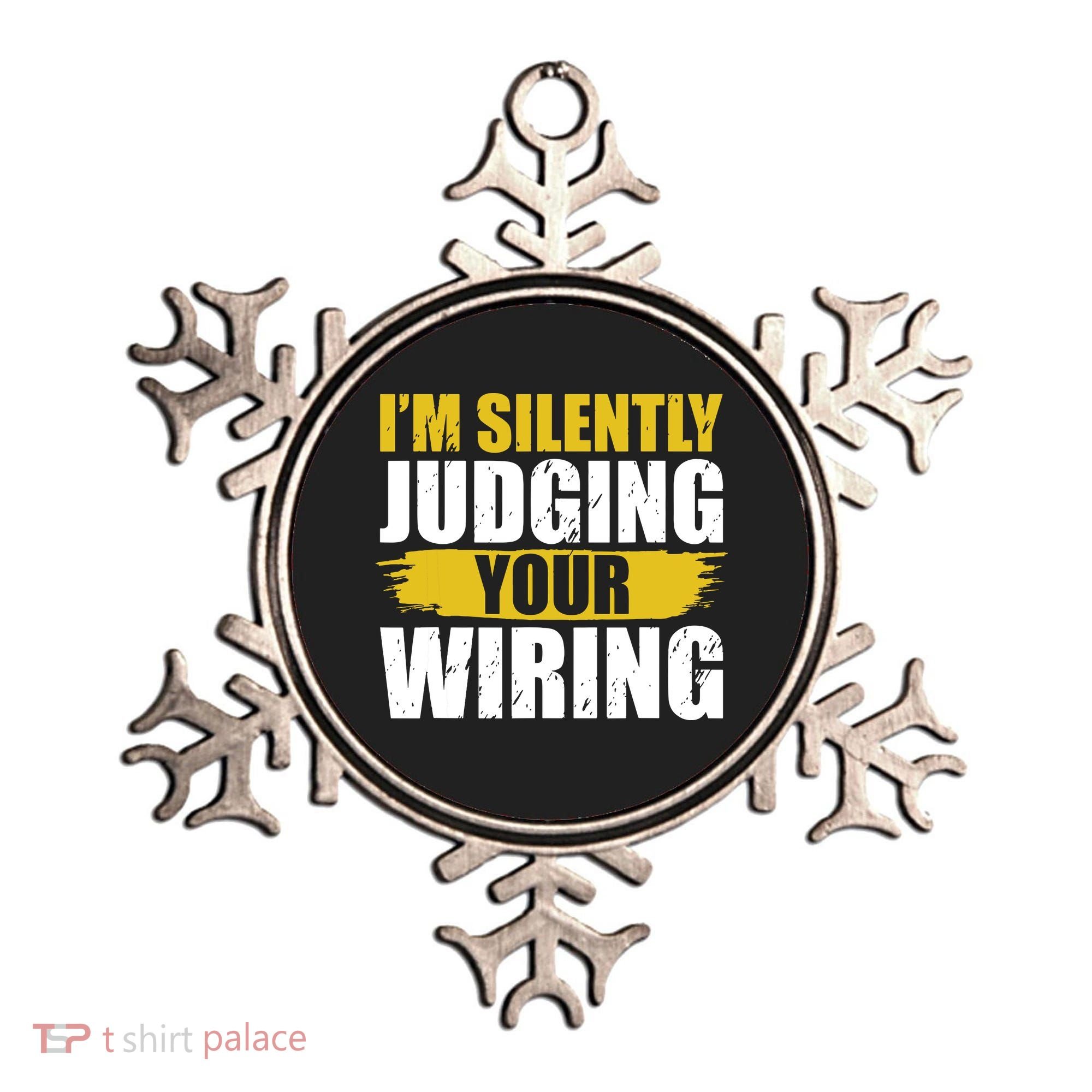 Funny Electrician Art For Electricity Gag Electrician Ornament