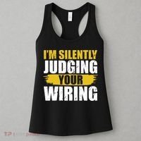 Funny Electrician Art For Electricity Gag Electrician Women's Tank Top thumb 3