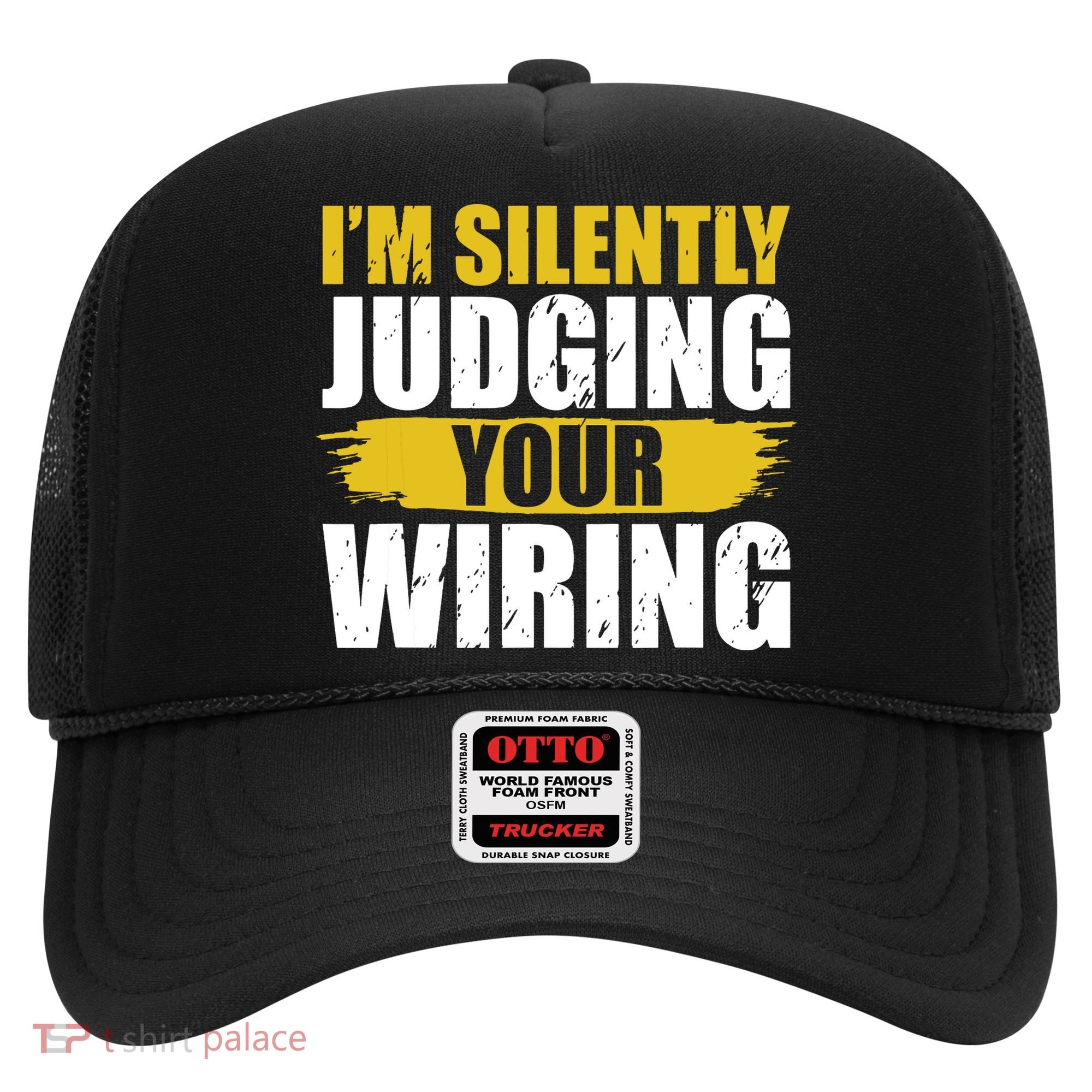 Funny Electrician Art For Electricity Gag Electrician Hat