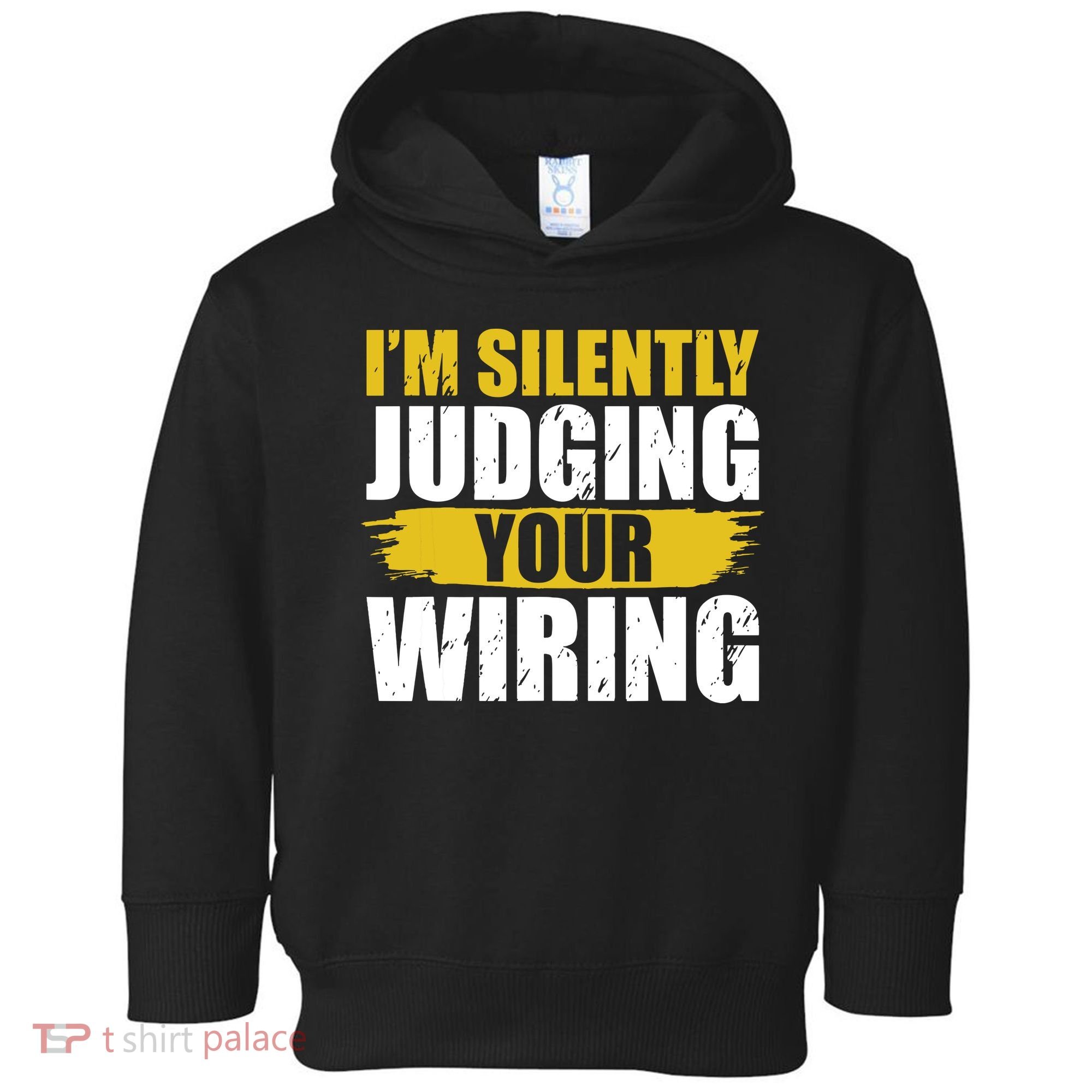 Funny Electrician Art For Electricity Gag Electrician Toddler Hoodie