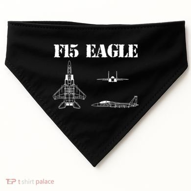 F15 Eagle Airplane Pilot USA-Made Doggie Bandana