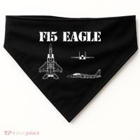 F15 Eagle Airplane Pilot USA-Made Doggie Bandana thumb 0