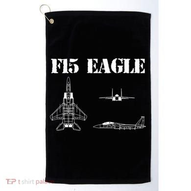 F15 Eagle Airplane Pilot Golf Towel