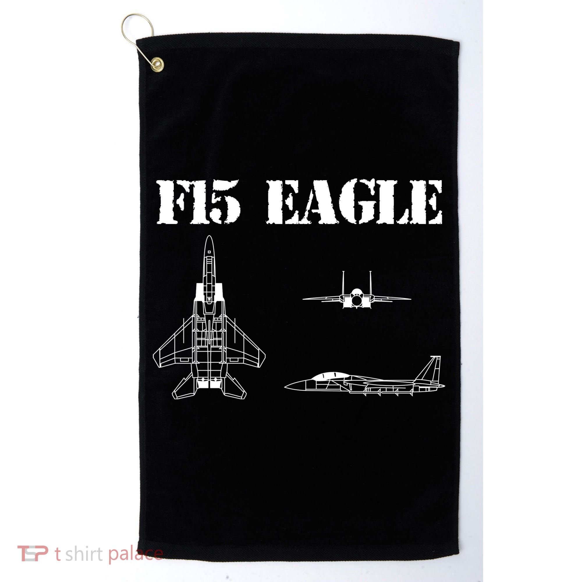 F15 Eagle Airplane Pilot Golf Towel