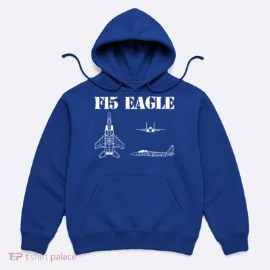 F15 Eagle Airplane Pilot Hoodie