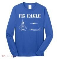 F15 Eagle Airplane Pilot Long Sleeve Shirt thumb 0