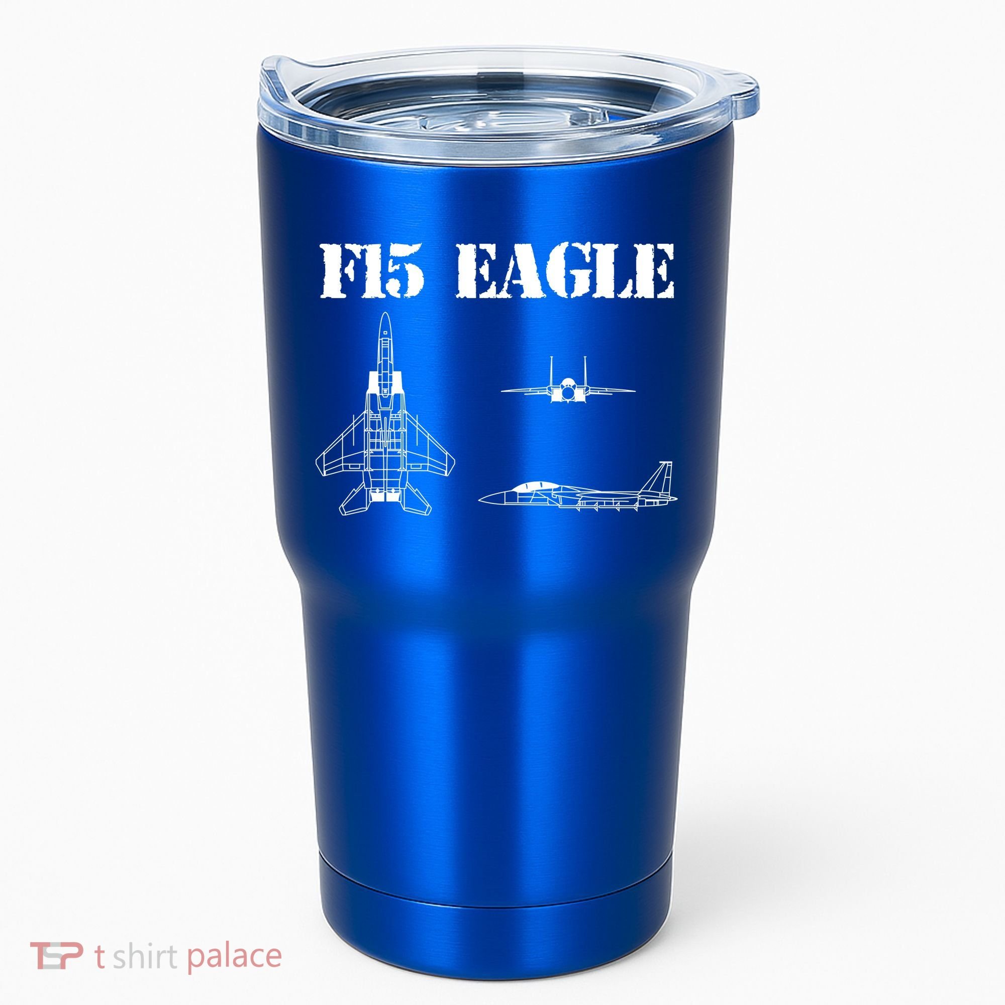 F15 Eagle Airplane Pilot Tumbler