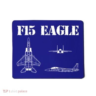 F15 Eagle Airplane Pilot Mousepad