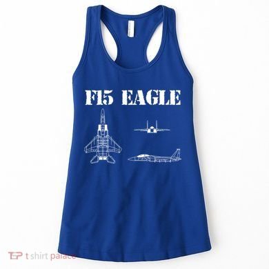 F15 Eagle Airplane Pilot Women's Tank Top