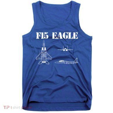 F15 Eagle Airplane Pilot Tank Top