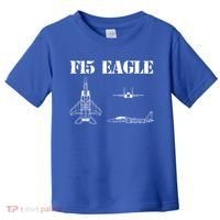 F15 Eagle Airplane Pilot Toddler T-Shirt thumb 0