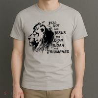 Fear Not For Jesus The Lion Of Judah Has Triumphed T-Shirt thumb 3
