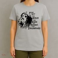 Fear Not For Jesus The Lion Of Judah Has Triumphed T-Shirt thumb 4