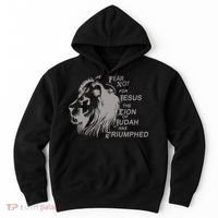 Fear Not For Jesus The Lion Of Judah Has Triumphed Hoodie thumb 0