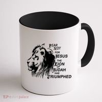 Fear Not For Jesus The Lion Of Judah Has Triumphed Coffee Mug thumb 1