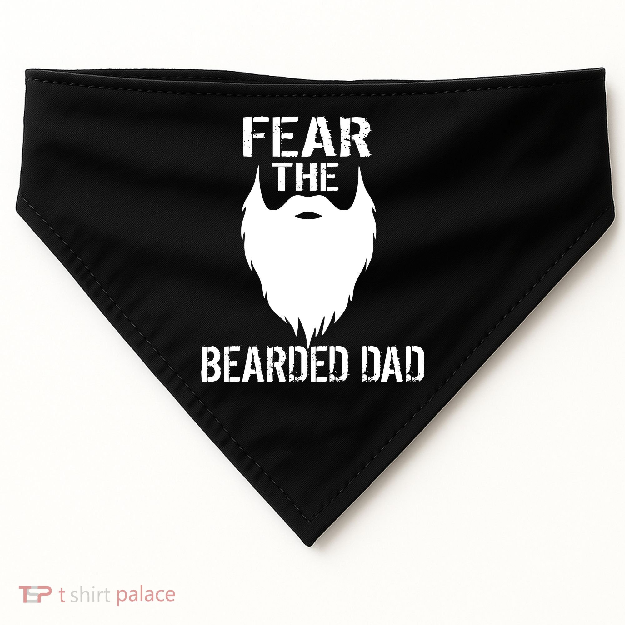 Fear The Bearded Dad USA-Made Doggie Bandana