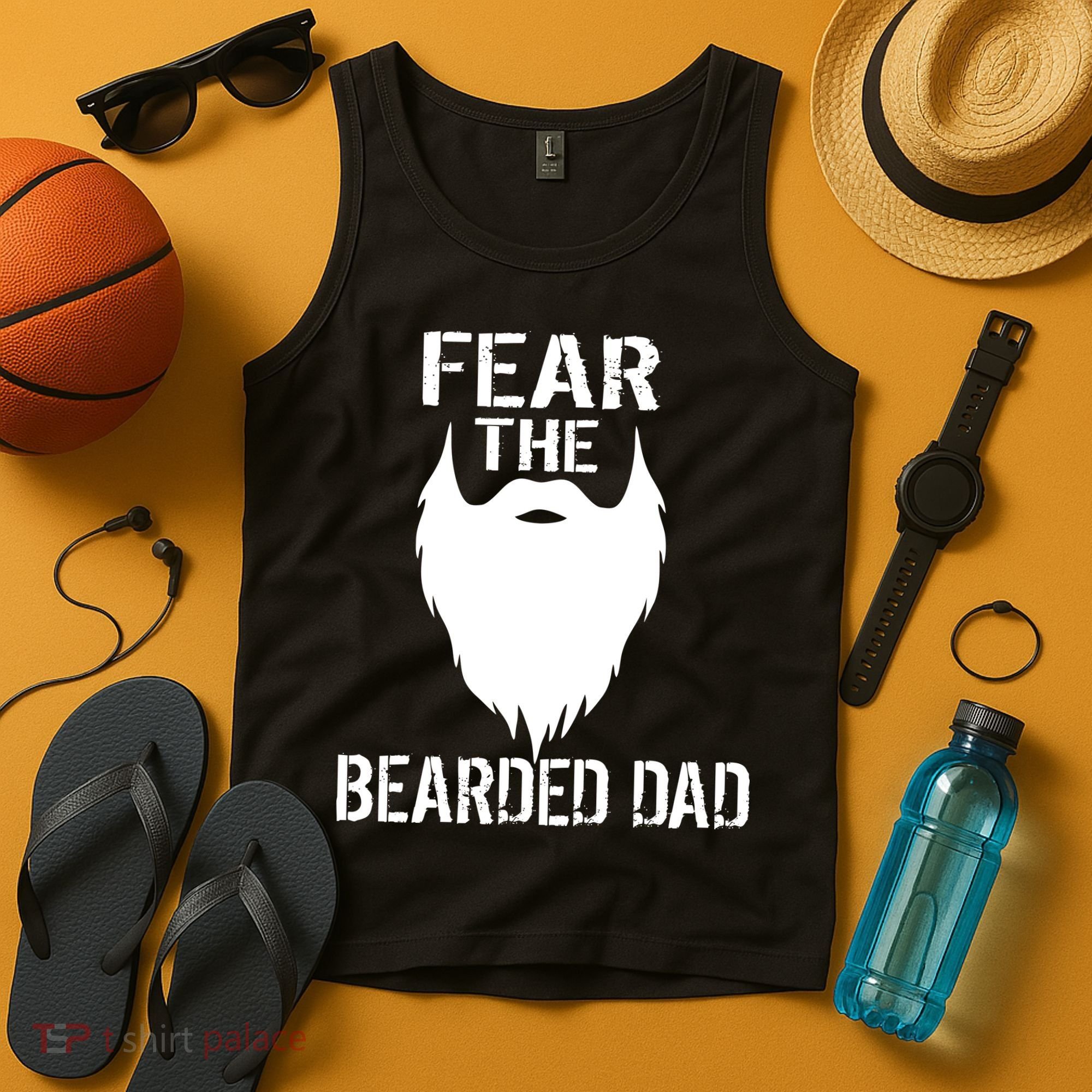 Fear The Bearded Dad Tank Top