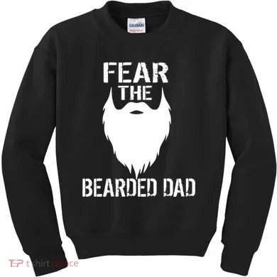 Fear The Bearded Dad Kids Sweatshirt