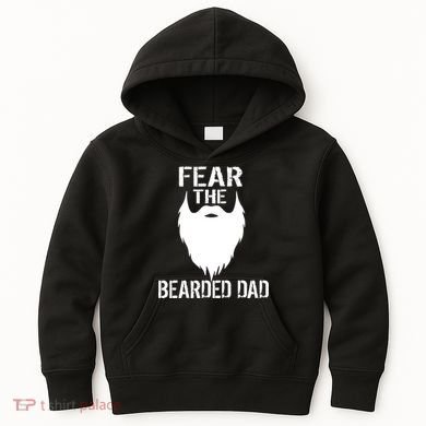 Fear The Bearded Dad Kids Hoodie