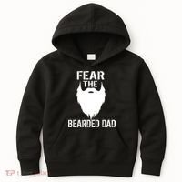 Fear The Bearded Dad Kids Hoodie thumb 0