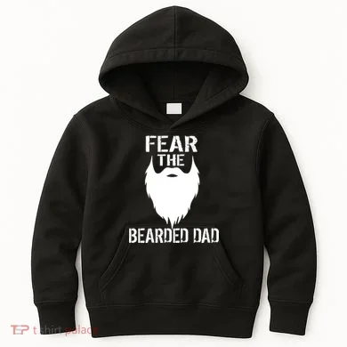 Fear The Bearded Dad Kids Hoodie