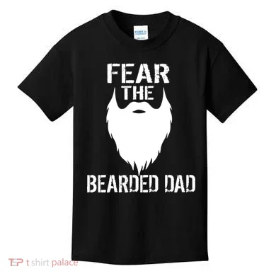 Fear The Bearded Dad Kids T-Shirt