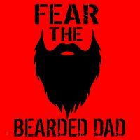 Fear The Bearded Dad Santa Hat thumb 1