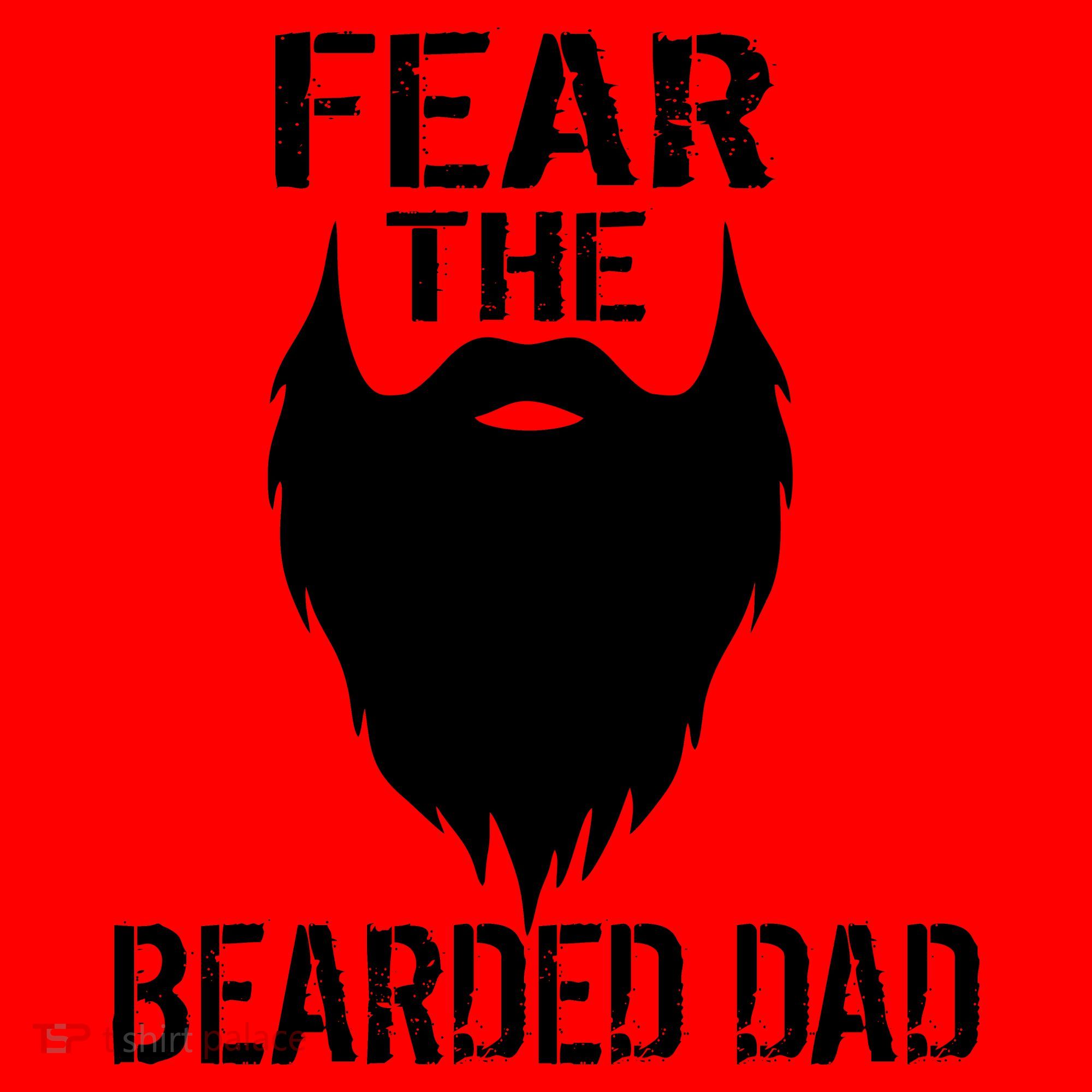 Fear The Bearded Dad Santa Hat