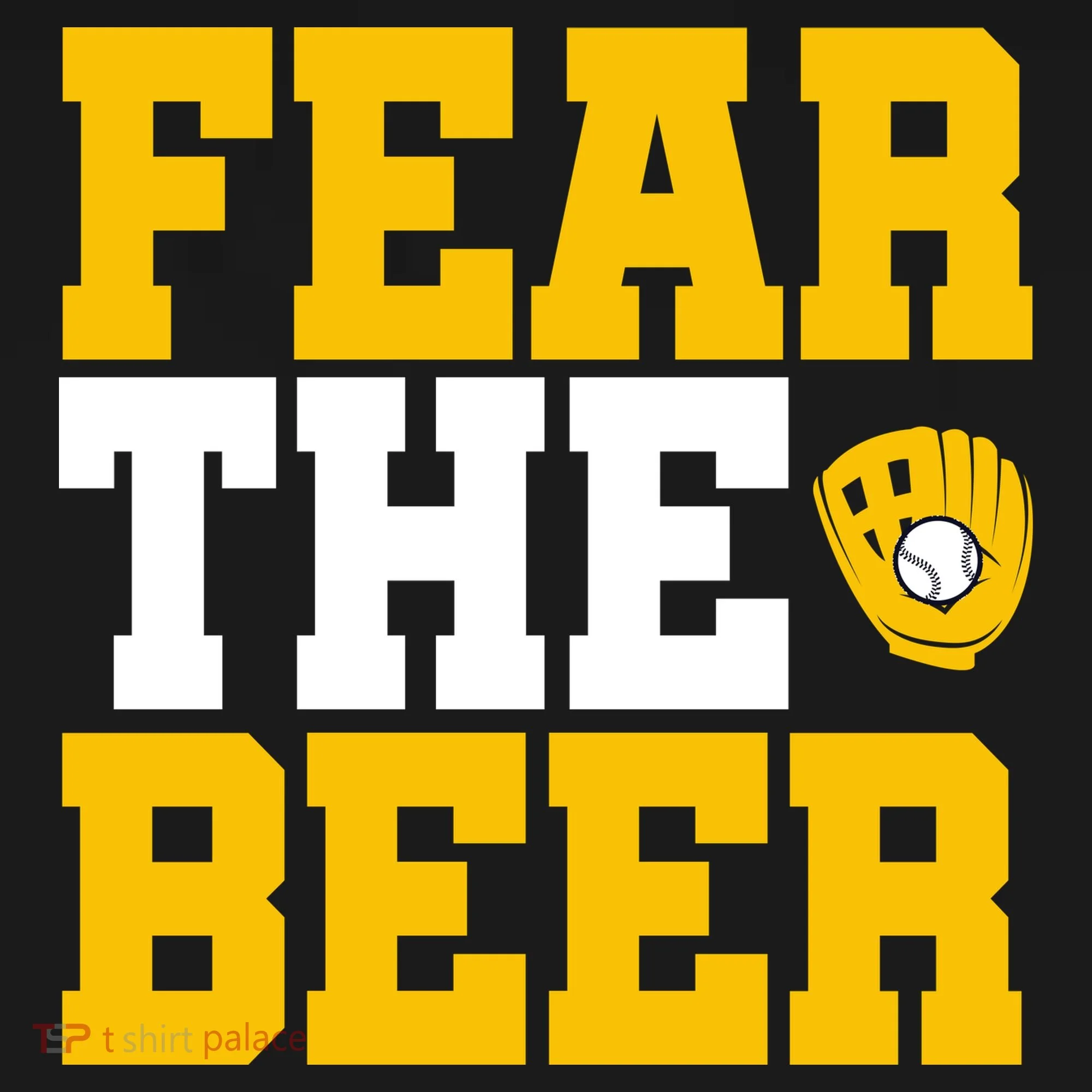 Fear The Beer Milwaukee Baseball Doggie Tank