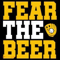 Fear The Beer Milwaukee Baseball USA-Made Doggie Bandana thumb 2
