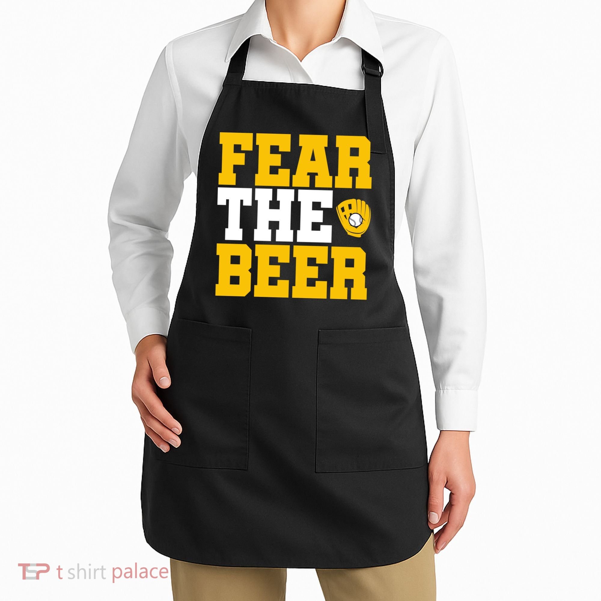 Fear The Beer Milwaukee Baseball Apron