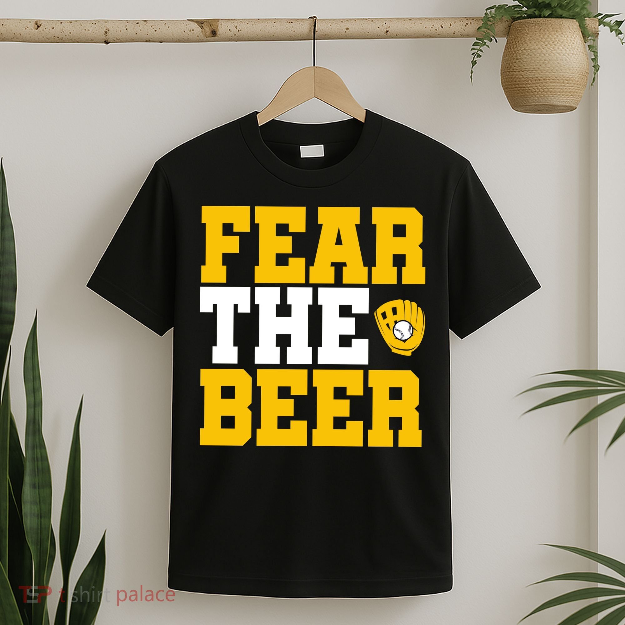 Fear The Beer Milwaukee Baseball T-Shirt