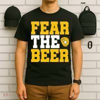 Fear The Beer Milwaukee Baseball T-Shirt thumb 6