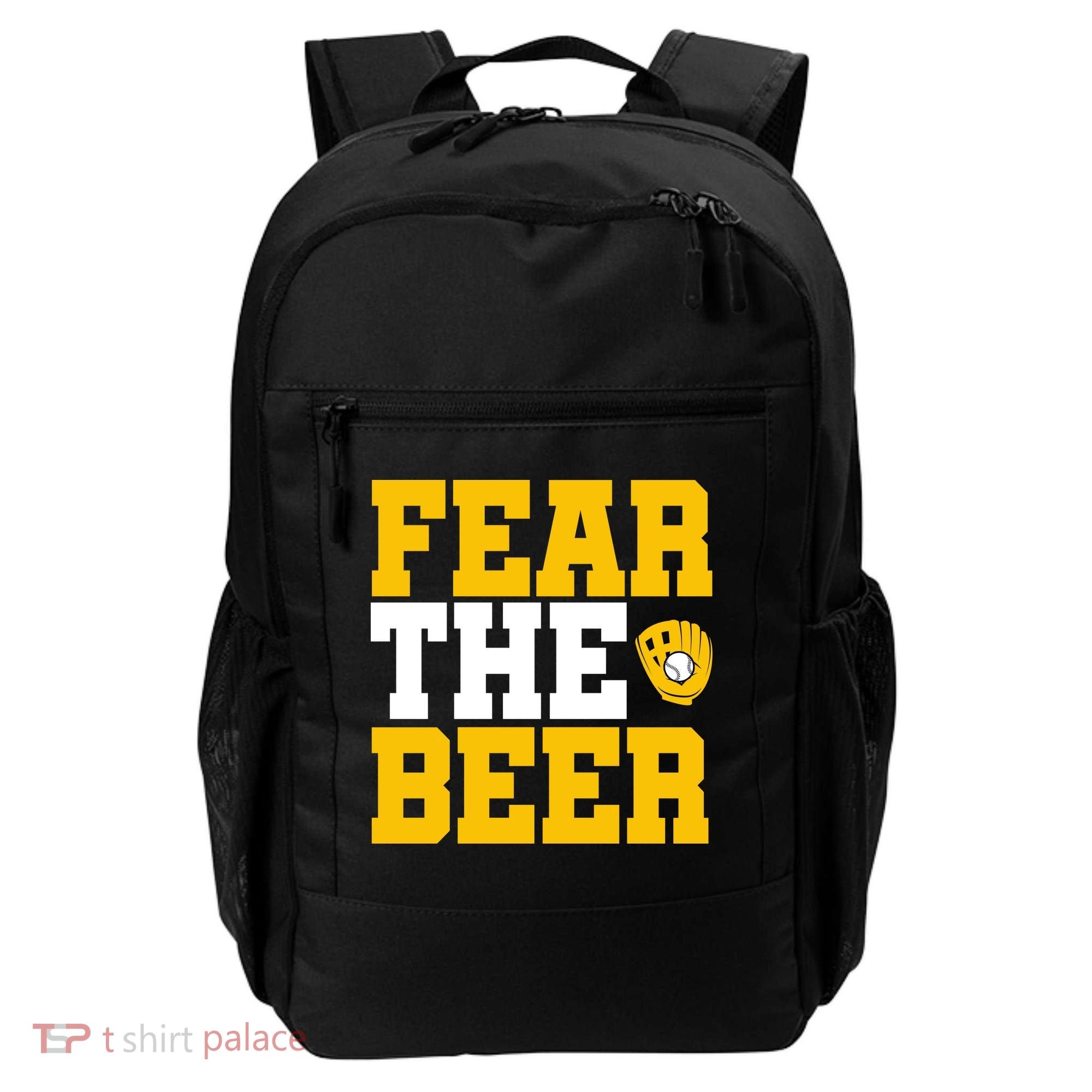 Fear The Beer Milwaukee Baseball Backpack
