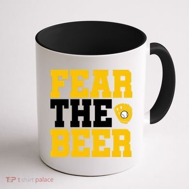 Fear The Beer Milwaukee Baseball Coffee Mug back