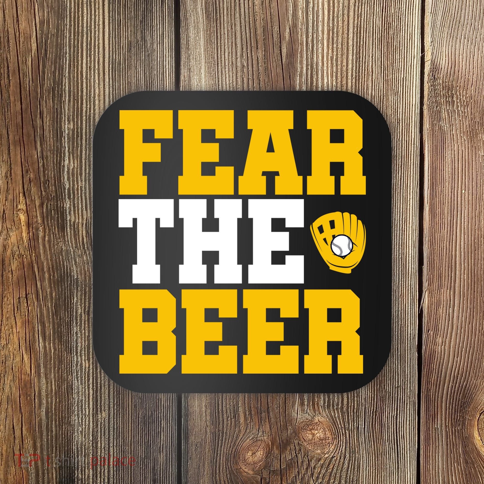 Fear The Beer Milwaukee Baseball Coaster