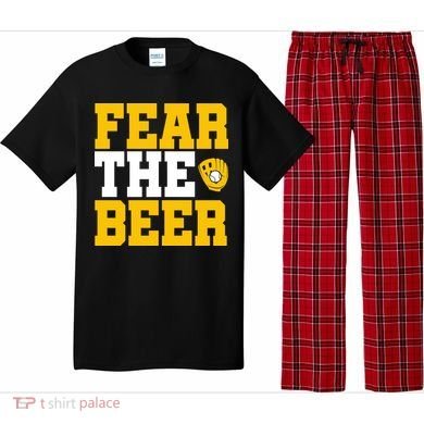Fear The Beer Milwaukee Baseball Pajama Set
