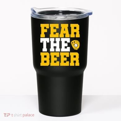 Fear The Beer Milwaukee Baseball Tumbler