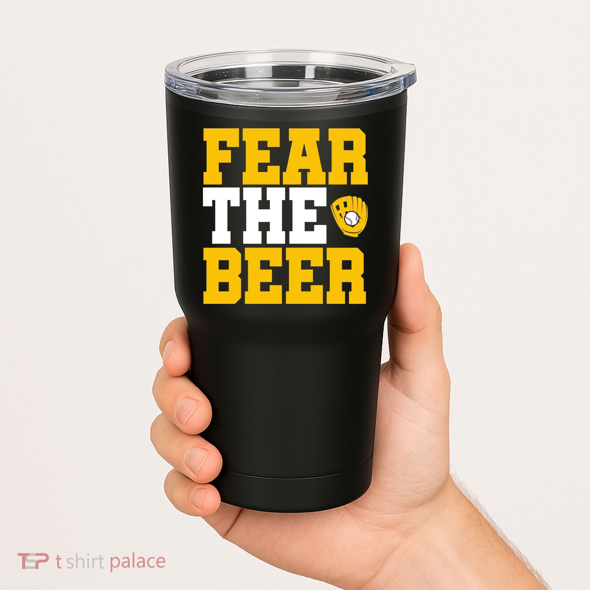 Fear The Beer Milwaukee Baseball Tumbler