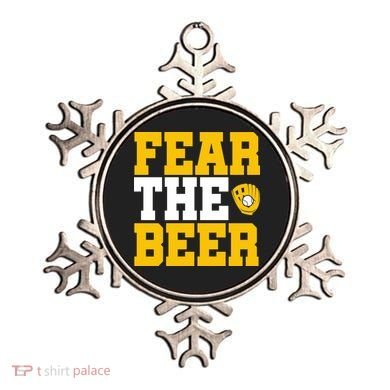 Fear The Beer Milwaukee Baseball Ornament