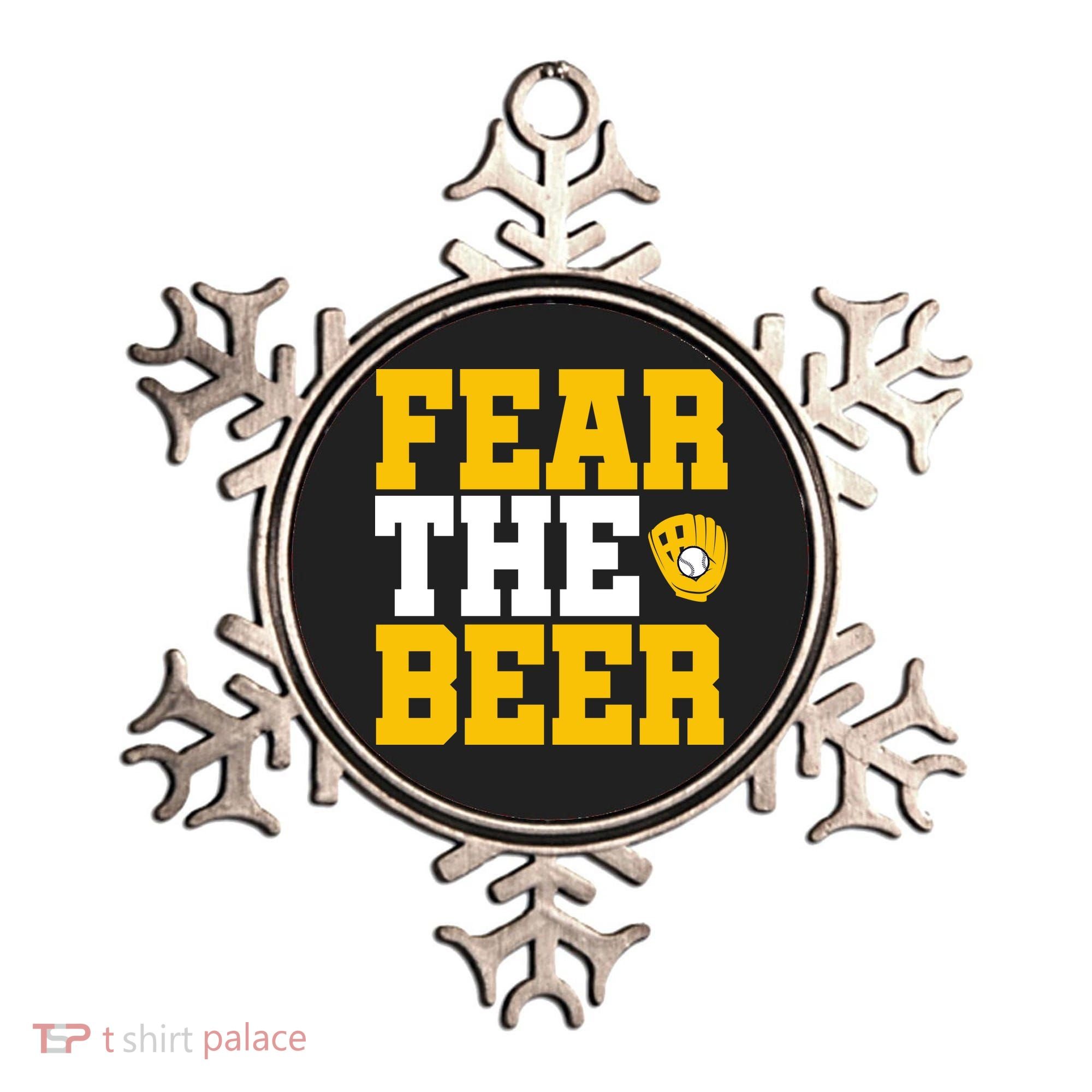 Fear The Beer Milwaukee Baseball Ornament