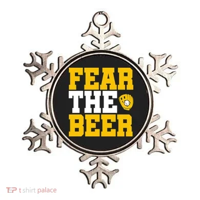 Fear The Beer Milwaukee Baseball Ornament