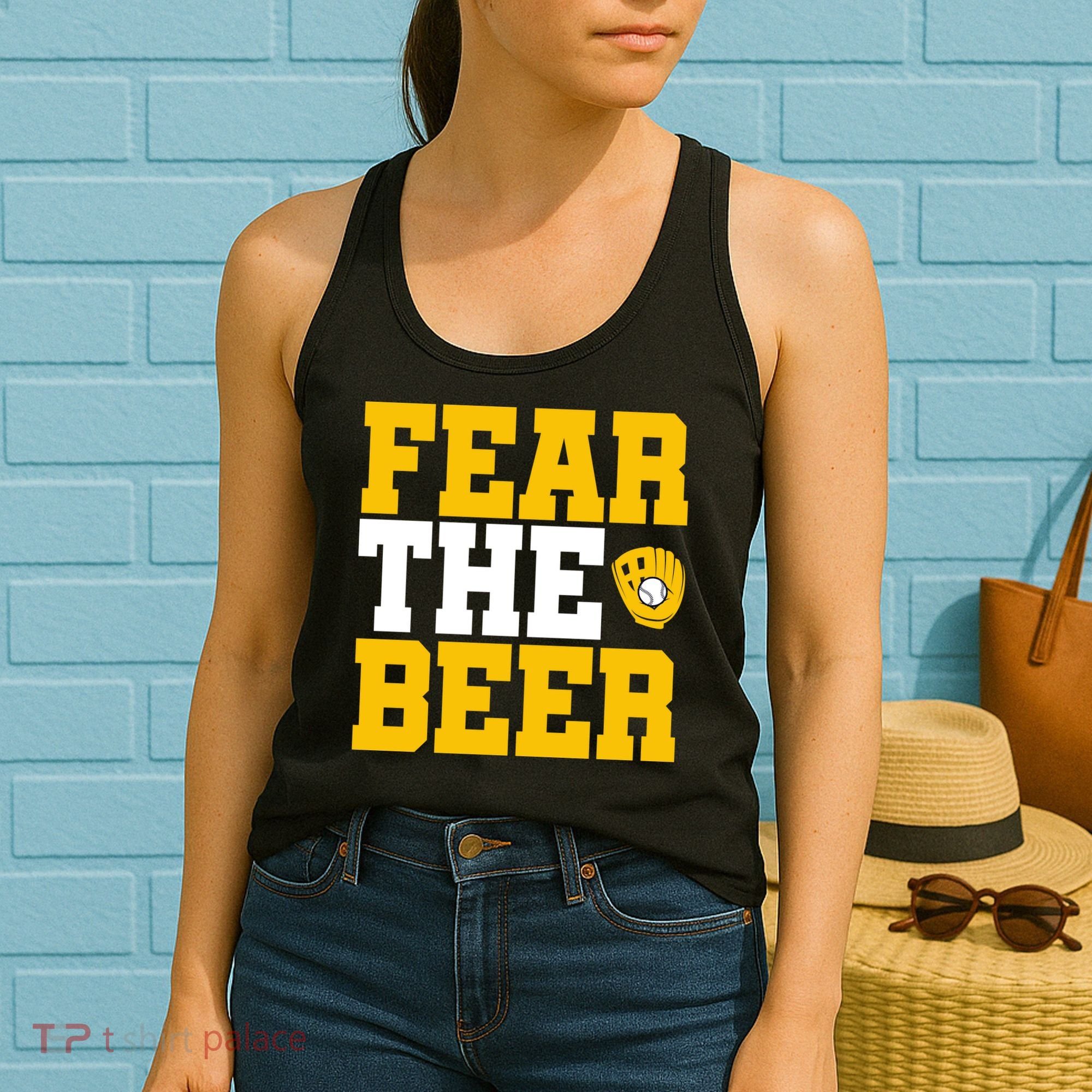 Fear The Beer Milwaukee Baseball Women's Tank Top