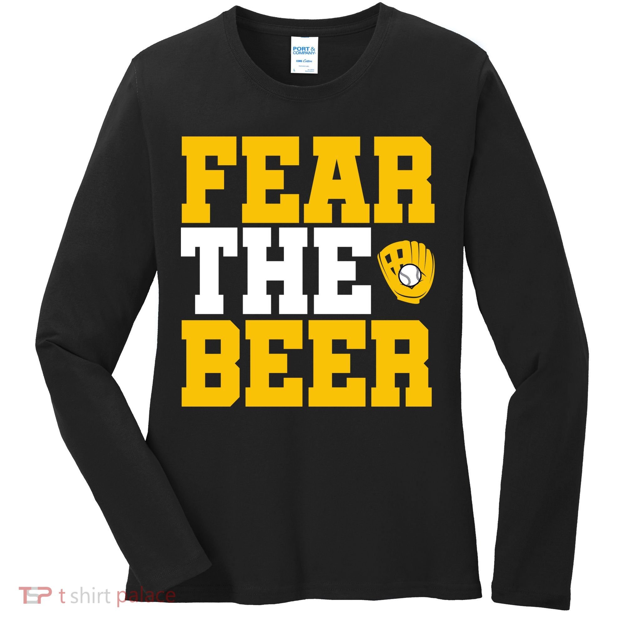 Fear The Beer Milwaukee Baseball Women's Long Sleeve Shirt