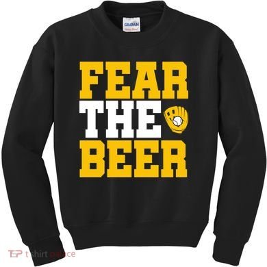 Fear The Beer Milwaukee Baseball Kids Sweatshirt