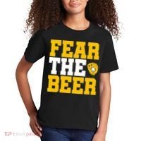 Fear The Beer Milwaukee Baseball Kids T-Shirt thumb 2