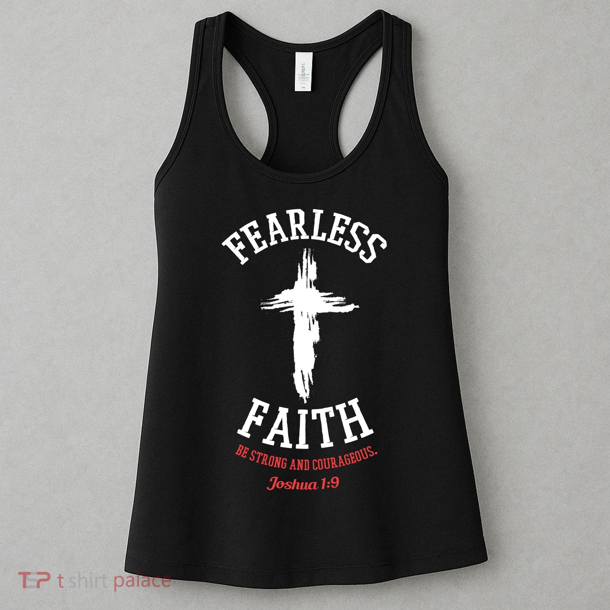 Fearless Faith Be Strong And Courageous Women's Tank Top