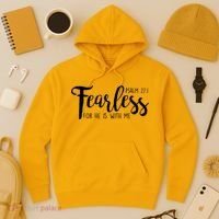 Fearless For He With Me Psalm 27:1 Hoodie thumb 3
